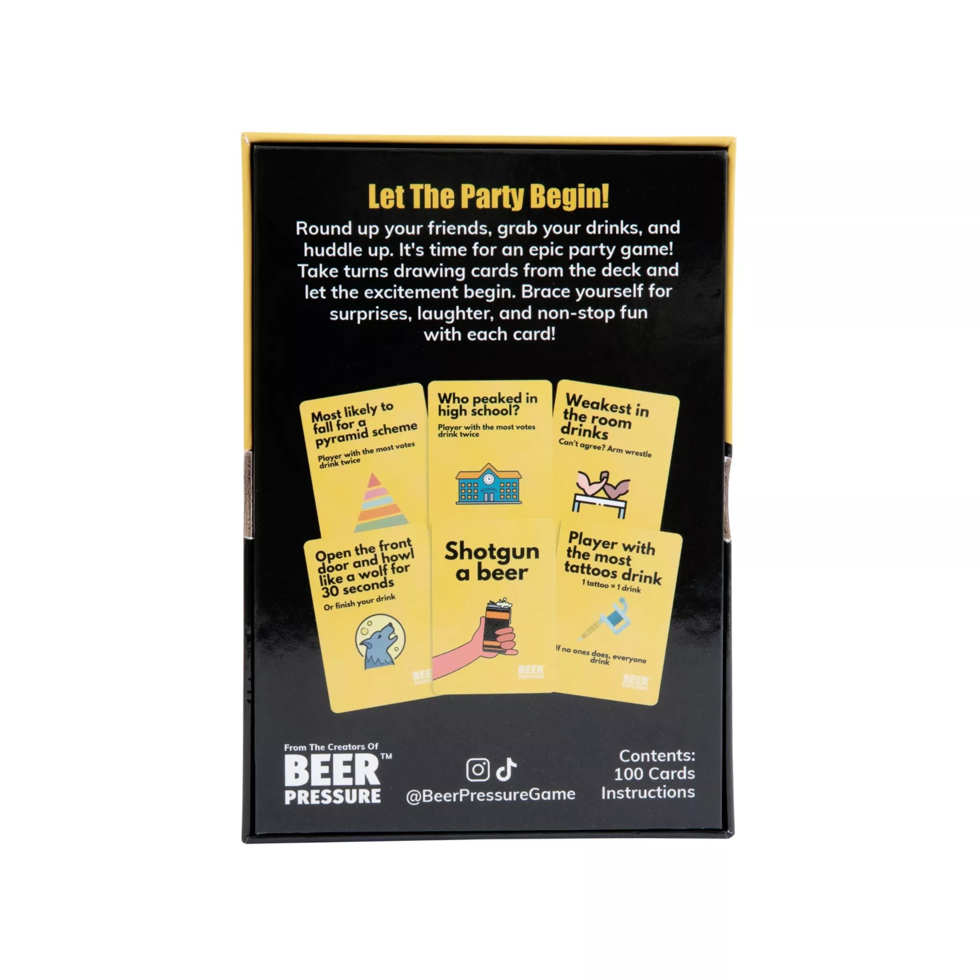 Beer Pressure Card Game at Spencer's