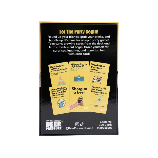 Beer Pressure Card Game at Spencer's