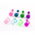 Multi-Pack Translucent and Solid Multicolor Belly Rings 8 Pack - 14 Gauge at Spencer's