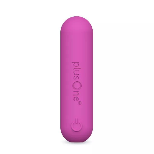 plusOne Dark Pink Vibrating Bullet