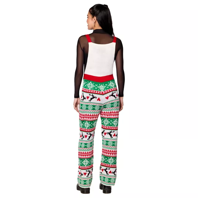 Adult Wreath Christmas Overalls