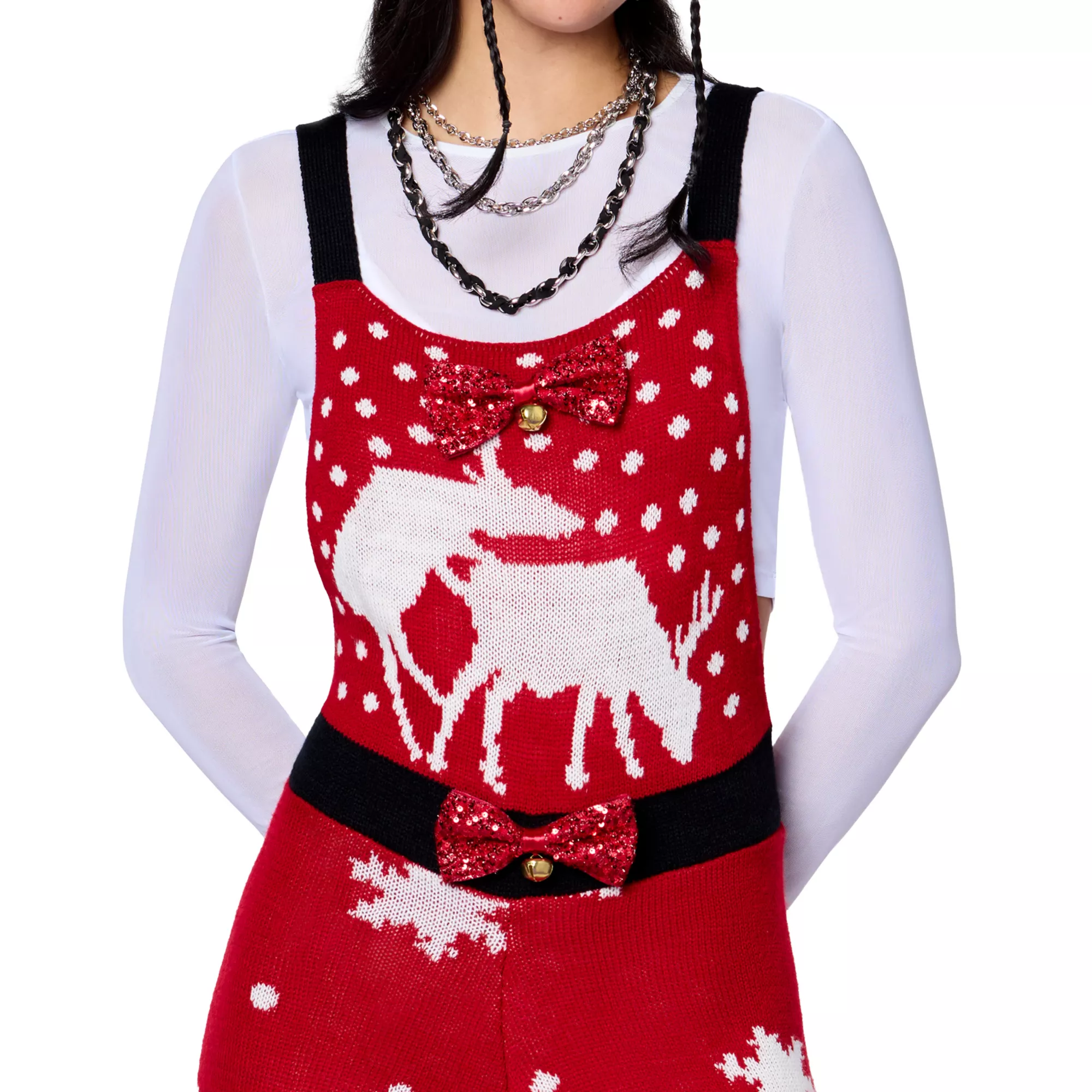 Adult Humping Reindeer Christmas Overalls