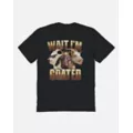 Wait I'm Goated T Shirt at Spencer's