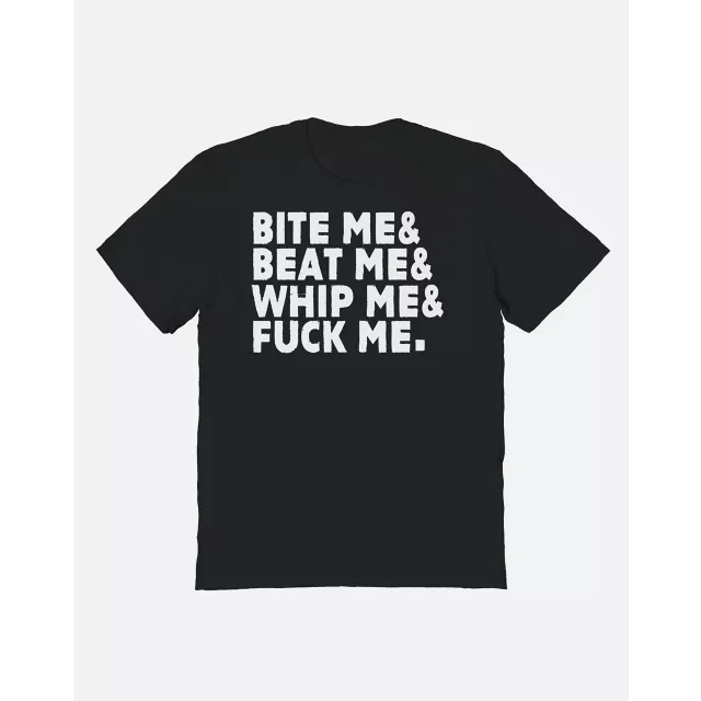 Bite Beat Whip Fuck T Shirt at Spencer's