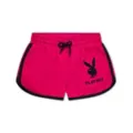 Hot Pink Playboy Logo Dolphin Shorts at Spencer's