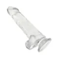 Clearly Hung Suction Cup Dildo 9 Inch - Hott Love Extreme at Spencer's