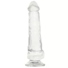 Clearly Hung Suction Cup Dildo 9 Inch - Hott Love Extreme at Spencer's