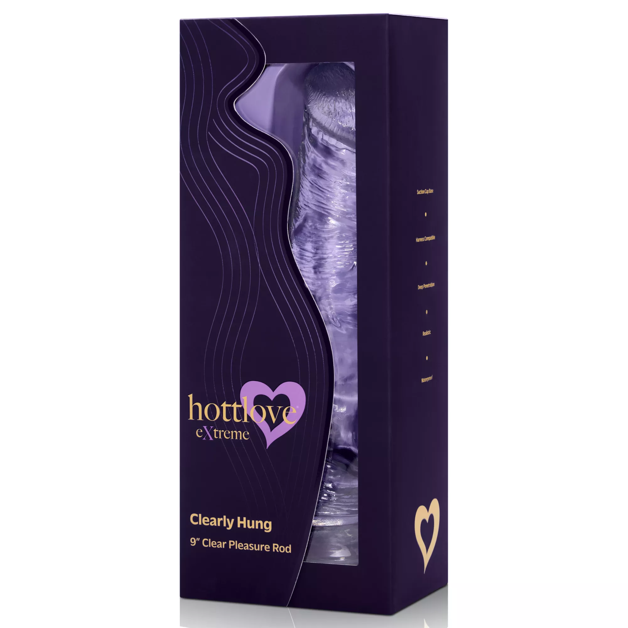 Clearly Hung Suction Cup Dildo 9 Inch - Hott Love Extreme at Spencer's