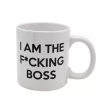 I Am the F*cking Boss Coffee Mug - 22 oz. at Spencer's