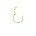 Goldtone CZ Multi-Gem Clicker Septum Ring at Spencer's