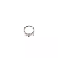 Teeth Silver-Tone Hinged Septum Ring - 16 Gauge at Spencer's