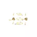 Multi-Pack Gold-Toned Antique Heart Nose Pins and Hoops 9 Pack - 20 Gauge at Spencer's