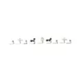 Multi-Pack Cross and Heart L-Bend Nose Rings 9 Pack - 20 Gauge at Spencer's