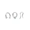 Multi-Pack CZ Blue Gem Horseshoe and Retainer 3 Pack - 16 Gauge at Spencer's