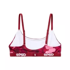 PSD Red Camo Playboy Scoop Sports Bra at Spencer's