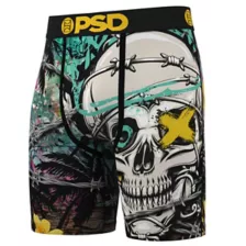 PSD Skull Barbed Wire Boxer Briefs at Spencer's