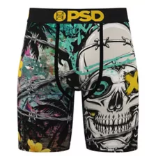 PSD Skull Barbed Wire Boxer Briefs at Spencer's