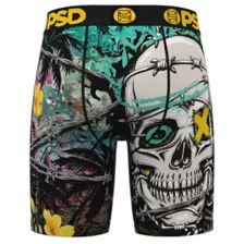 PSD Skull Barbed Wire Boxer Briefs at Spencer's
