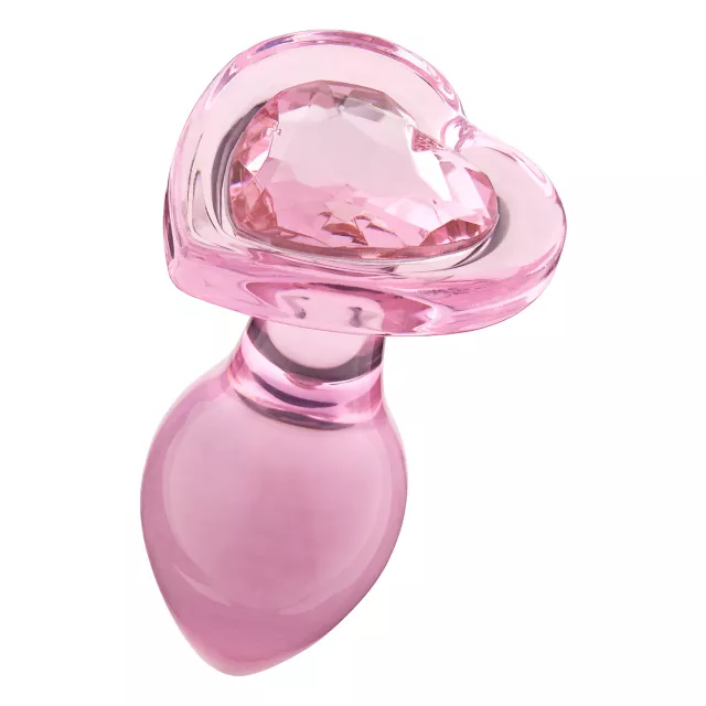cute anal plugs Pretty In Pink Glass Butt Plug 3 Inch - Hott Love