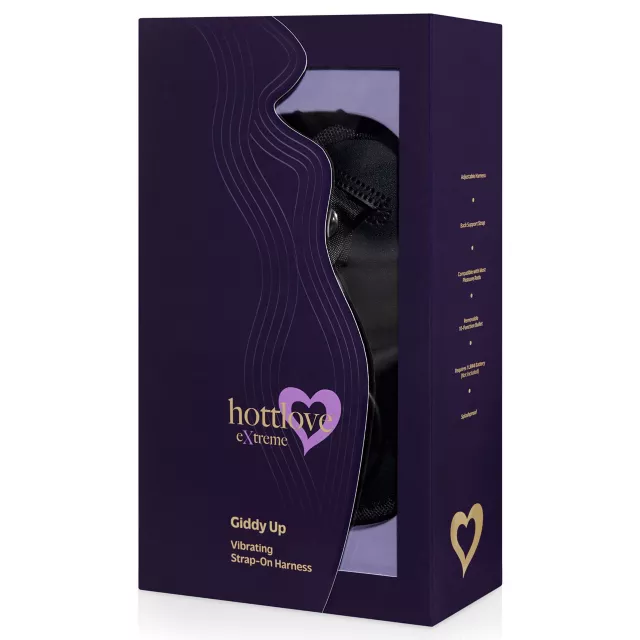 Giddy Up Vibrating Strap-On Harness and Toy Set - Hott Love Extreme at Spencer's