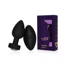 Shine Bright Vibrating Butt Plug Black - Hott Love Extreme at Spencer's