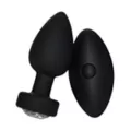 Shine Bright Vibrating Butt Plug Black - Hott Love Extreme at Spencer's