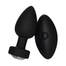 Shine Bright Vibrating Butt Plug Black - Hott Love Extreme at Spencer's