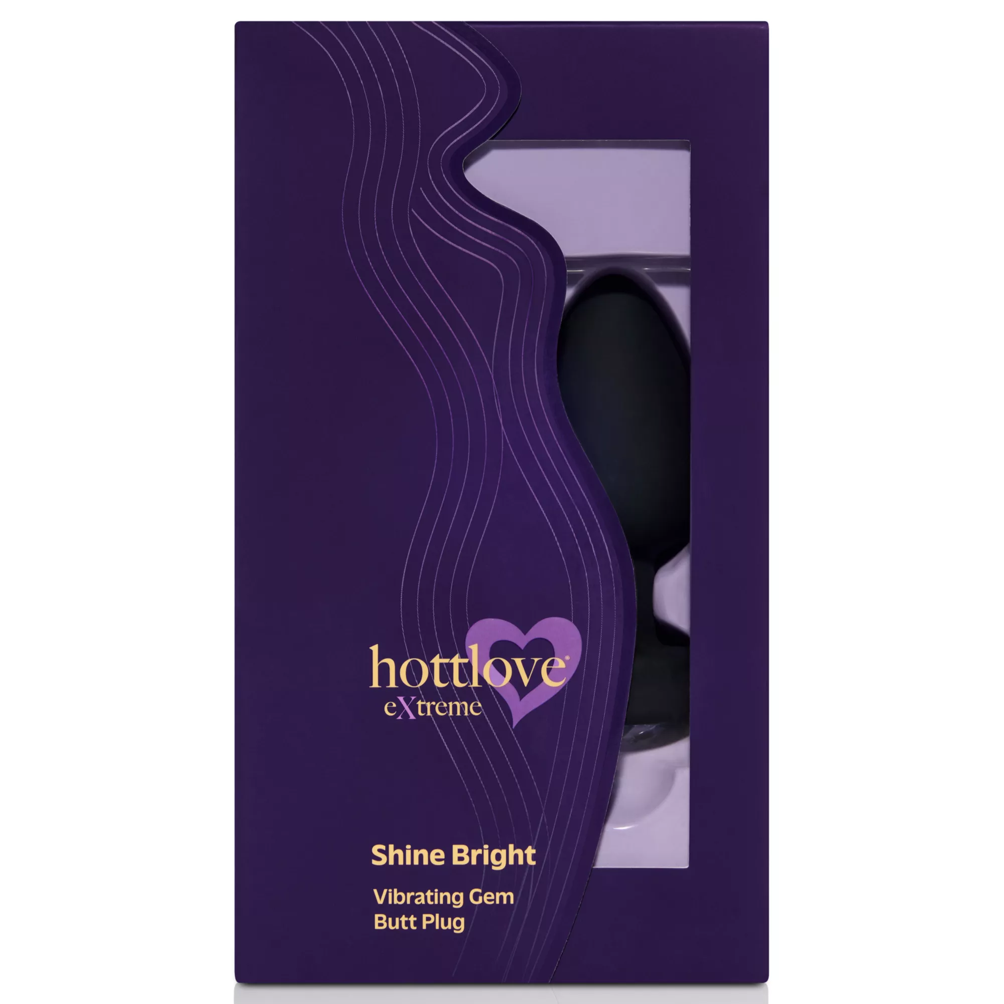Shine Bright Vibrating Butt Plug Black - Hott Love Extreme at Spencer's