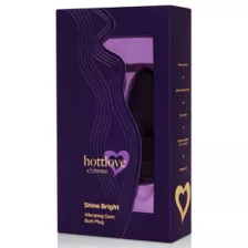 Shine Bright Vibrating Butt Plug Black - Hott Love Extreme at Spencer's