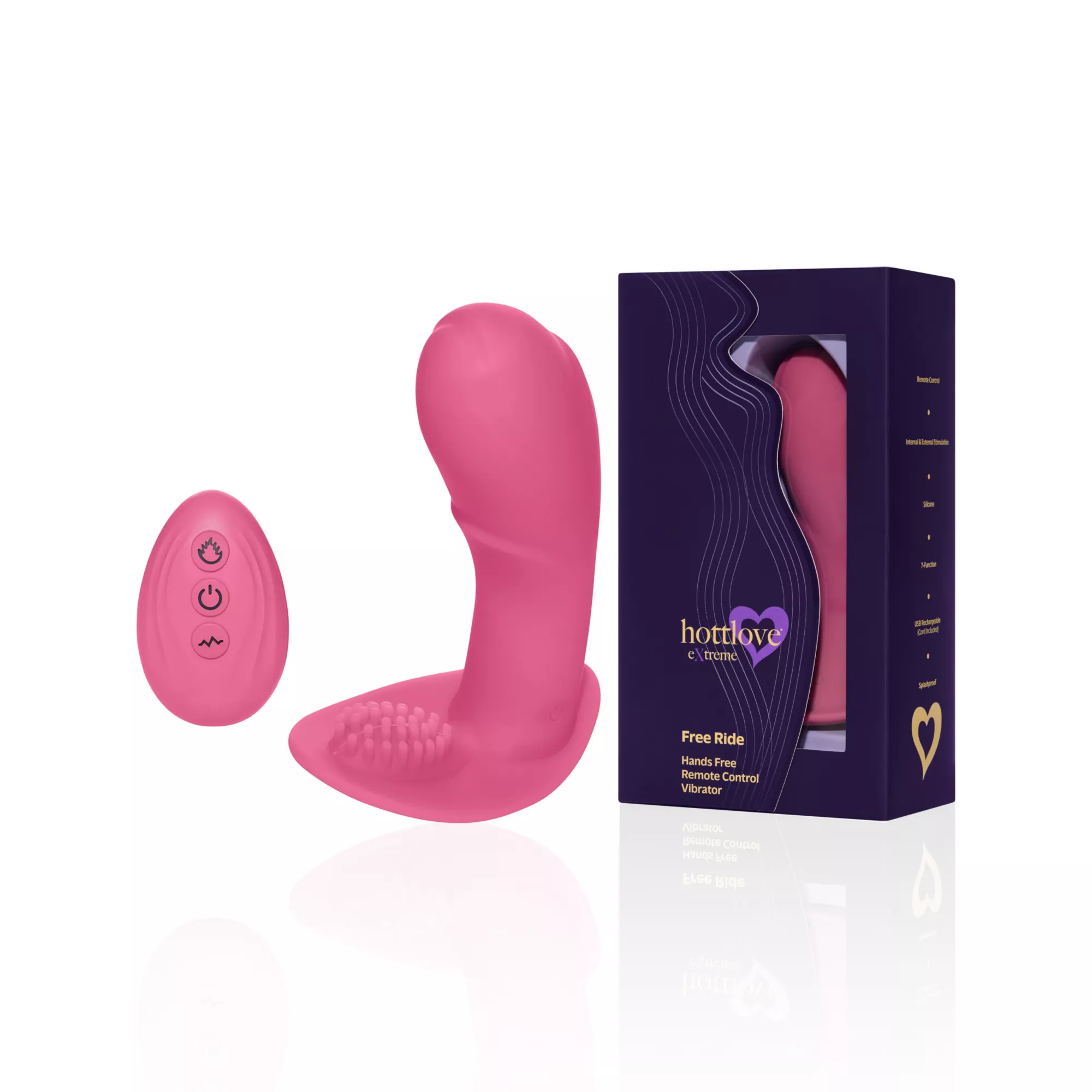 Free Ride Remote Control Vibrator - Hott Love Extreme at Spencer's