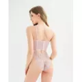 Light Pink Lace Bodysuit at Spencer's