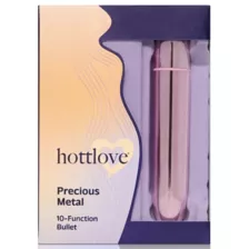 Precious Metal 10-Function Bullet Vibrator - Hott Love at Spencer's