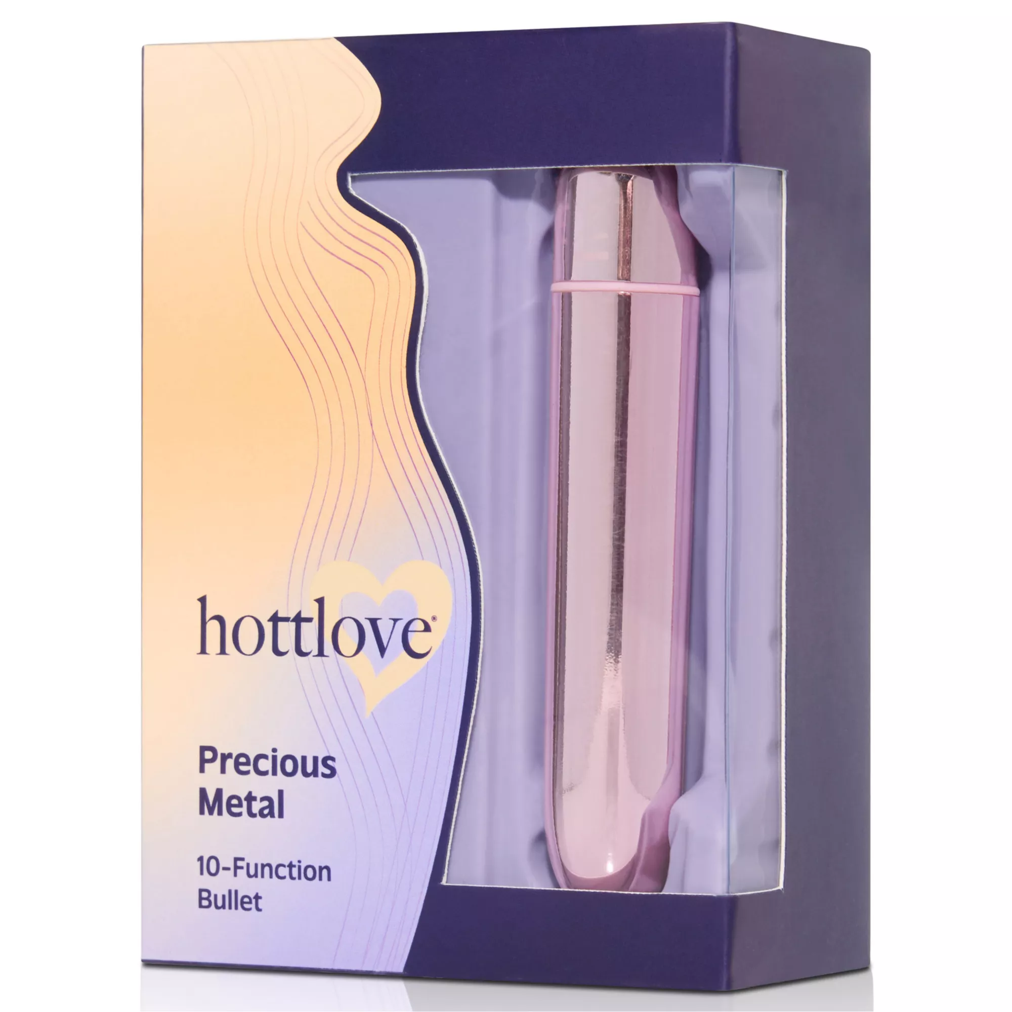 Precious Metal 10-Function Bullet Vibrator - Hott Love at Spencer's