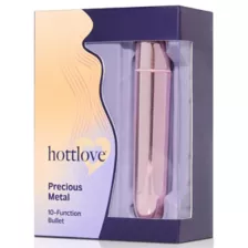 Precious Metal 10-Function Bullet Vibrator - Hott Love at Spencer's