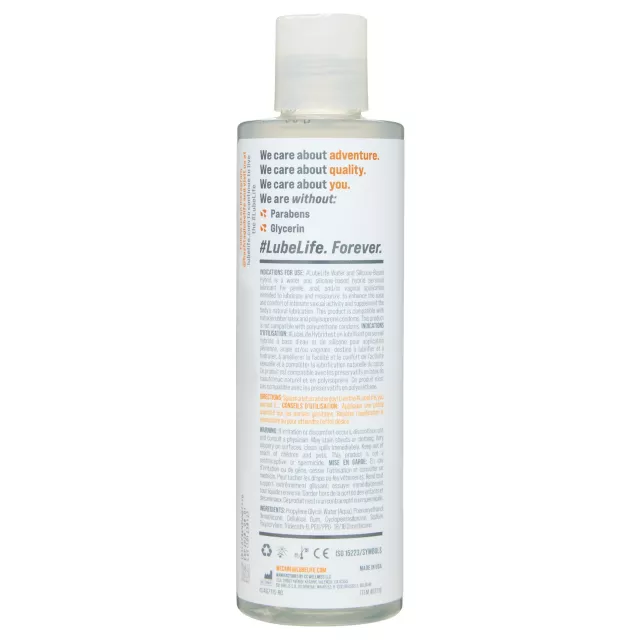 Water- and Silicone-Based Hybrid Lube - 8 oz. at Spencer's