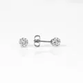 CZ Crystal Fireball Stud Earrings at Spencer's