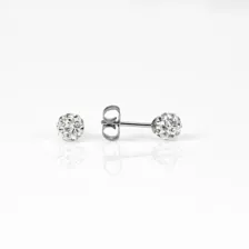 CZ Crystal Fireball Stud Earrings at Spencer's