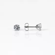CZ Round Stud Earrings at Spencer's