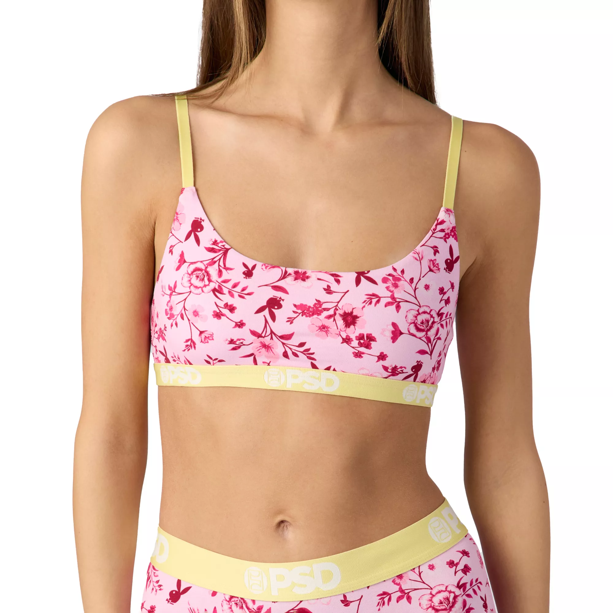 PSD Playboy Pink Blossom Sports Bra at Spencer's