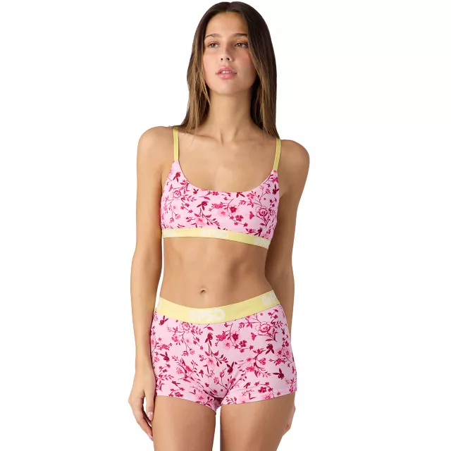 PSD Playboy Pink Blossom Sports Bra at Spencer's