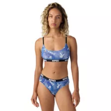 PSD Playboy Denim Print Scoop Sports Bra at Spencer's
