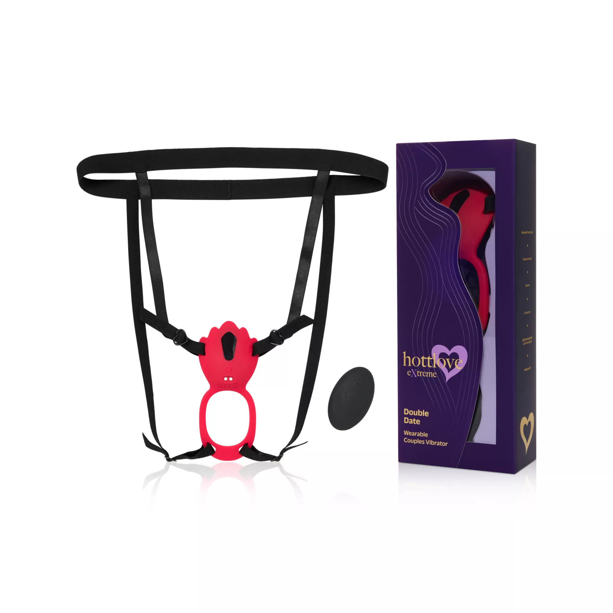 Double Date Wearable Couples Vibrator - Hott Love Extreme at Spencer's