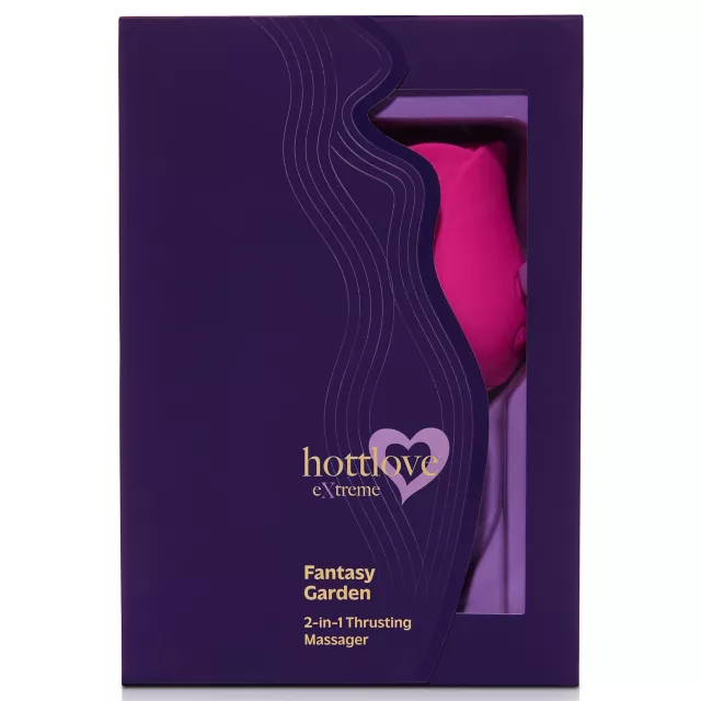 Fantasy Garden 2-in-1 Thrusting Massager - Hott Love Extreme at Spencer's