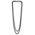 Multi-Pack Black Curb and Rope Chain Necklaces - 2 Pack at Spencer's