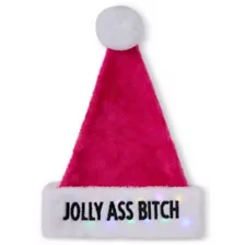 Jolly Ass Bitch Light-Up Santa Hat - Kayla Malecc at Spencer's
