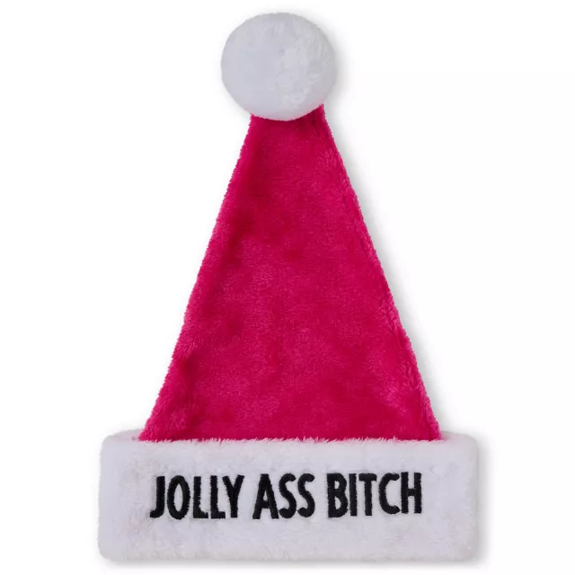 Jolly Ass Bitch Light-Up Santa Hat