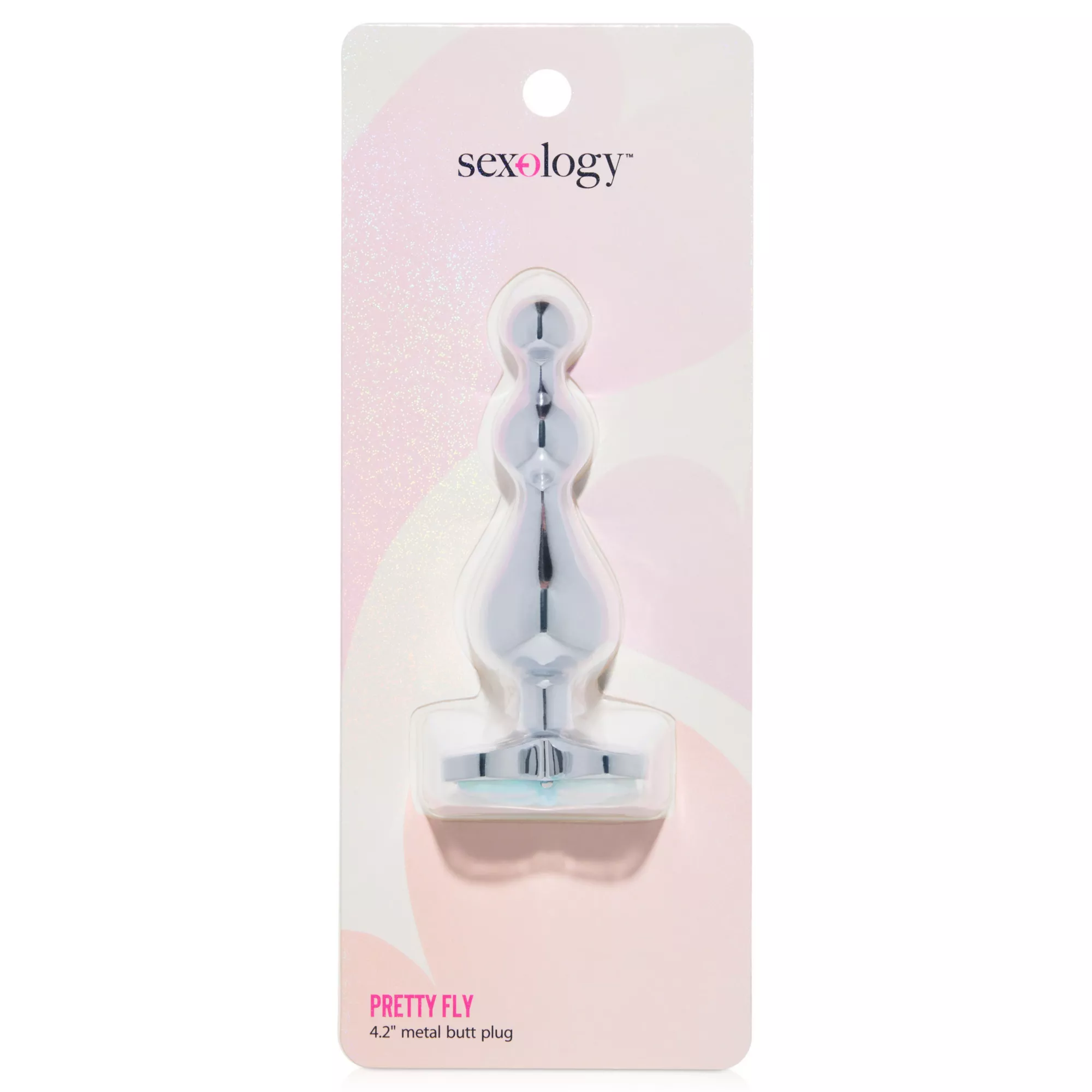 Sexology Pretty Fly Metal Butt Plug 4.2 Inch at Spencer's