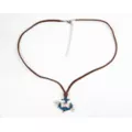 Salty Anchor Cord Necklace at Spencer's
