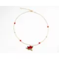 Queen Rose Gold-Tone Chain Necklace at Spencer's