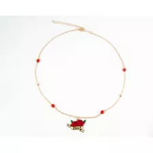 Queen Rose Gold-Tone Chain Necklace at Spencer's